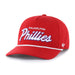 47 Brand Snapback Hat OSFM / Red Philadelphia Phillies '47 Crosstown Script Hitch Red Adjustable Snapback Hat