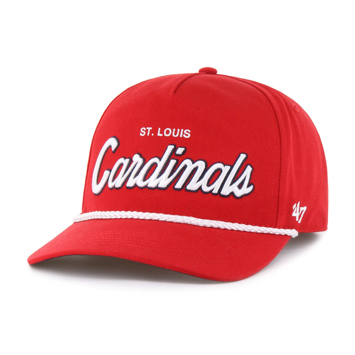 47 Brand Snapback Hat OSFM / Red St. Louis Cardinals '47 Crosstown Script Hitch Red Adjustable Snapback Hat