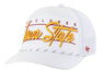 Adult Iowa State Cyclones '47 White Condor Hitch Adjustable Snapback Hat - Men's