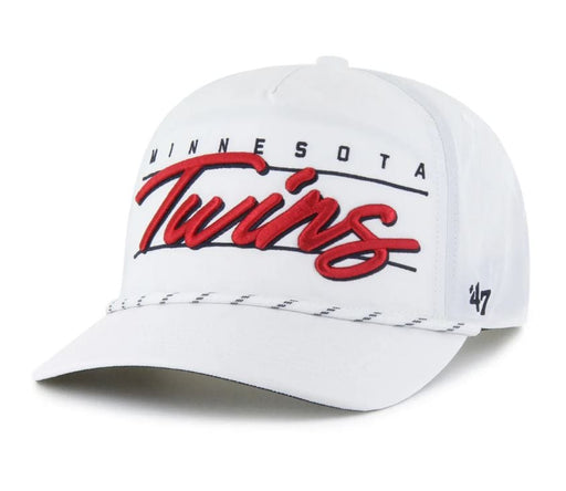 Adult Minnesota Twins '47 White Condor Hitch Adjustable Snapback Hat - Men's