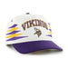 47 Brand Snapback Hat OSFM / White Adult Minnesota Vikings '47 White Diamond Cut Hitch Adjustable Snapback Hat