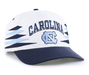 47 Brand Snapback Hat OSFM / White Adult North Carolina Tar Heels '47 White Diamond Cut Hitch Adjustable Snapback Hat - Men's