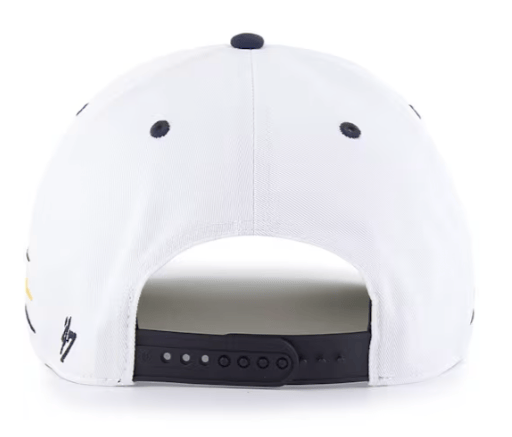 47 Brand Snapback Hat OSFM / White Adult North Carolina Tar Heels '47 White Diamond Cut Hitch Adjustable Snapback Hat - Men's