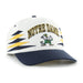 47 Brand Snapback Hat OSFM / White Adult Notre Dame Fighting Irish '47 White Diamond Cut Hitch Adjustable Snapback Hat - Men's