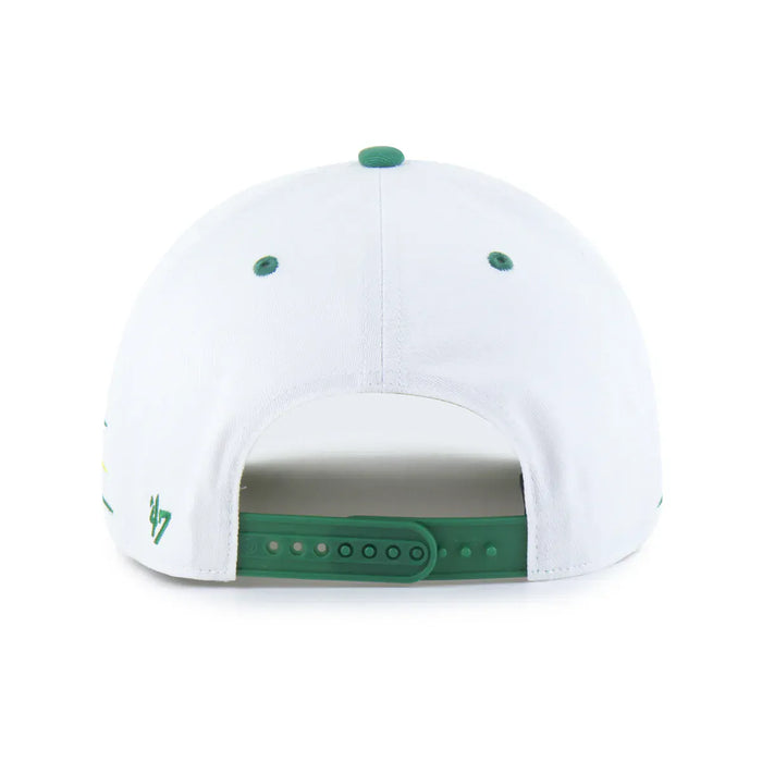47 Brand Snapback Hat OSFM / White Adult Oregon Ducks '47 White Diamond Cut Hitch Adjustable Snapback Hat - Men's