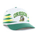47 Brand Snapback Hat OSFM / White Adult Oregon Ducks '47 White Diamond Cut Hitch Adjustable Snapback Hat - Men's