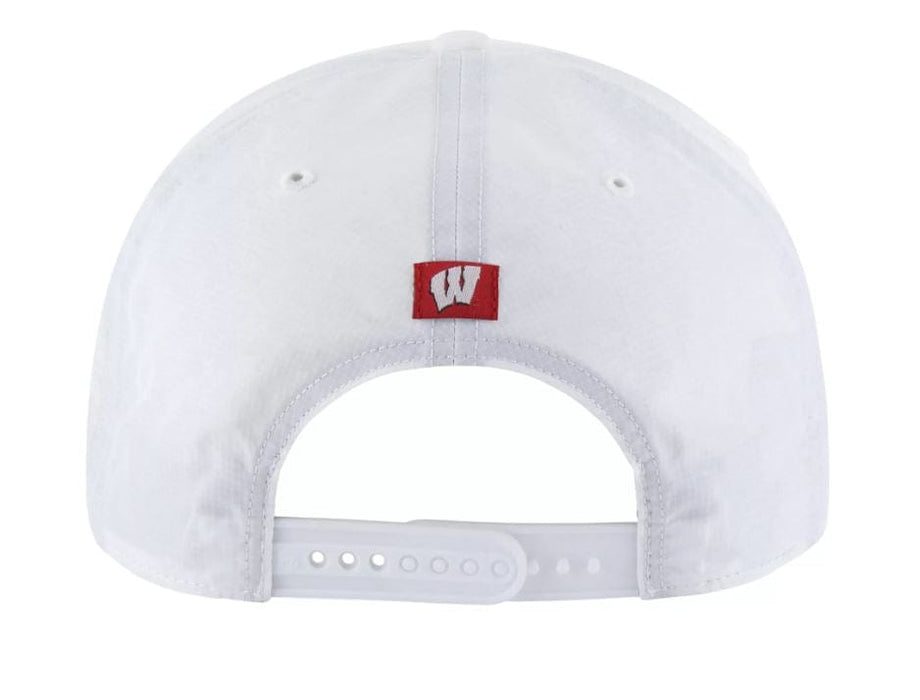 Adult Wisconsin Badgers '47 White Condor Hitch Adjustable Snapback Hat - Men's