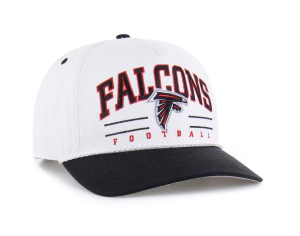 Adult Atlanta Falcons '47 White/Black Roscoe 2 Tone Hitch Adjustable Snapback Hat - Men's