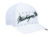 47 Brand Snapback Hat OSFM / White Michigan State Spartans '47 White Downburst Hitch Adjustable Snapback Hat
