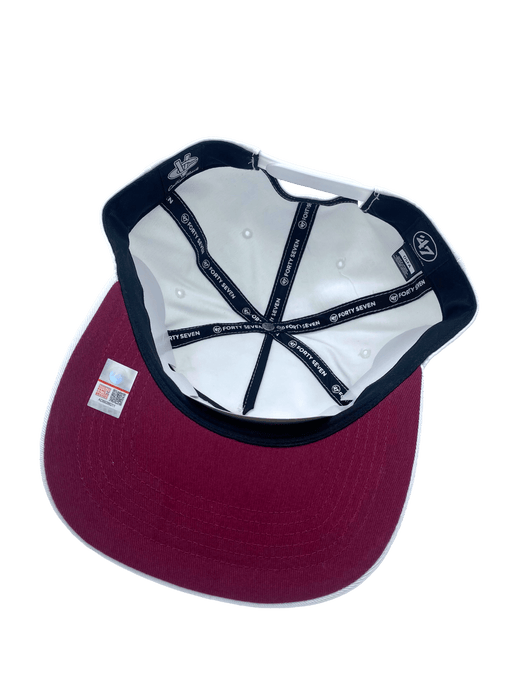 47 Brand Snapback Hat OSFM / White Minnesota Golden Gophers '47 White Roscoe Hitch Adjustable Snapback Hat