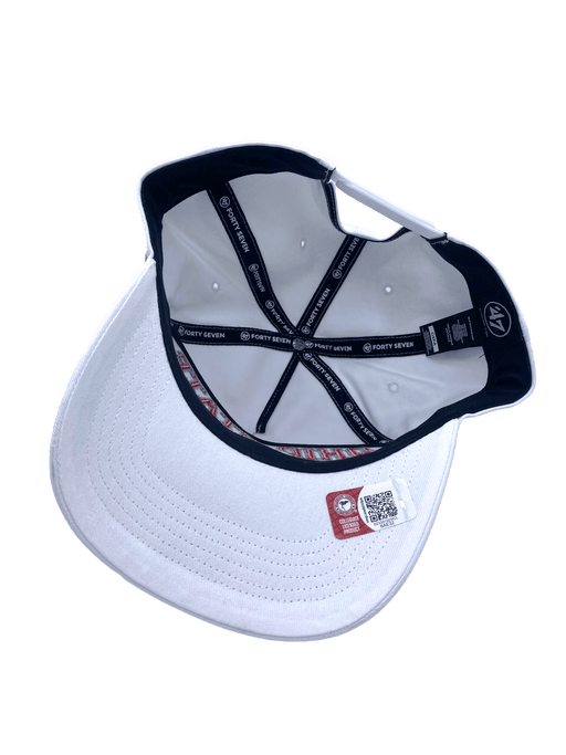 Ohio State Buckeyes '47 White Roscoe Hitch Adjustable Snapback Hat