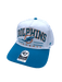 Adult Miami Dolphins '47 White/Teal Roscoe 2 Tone Hitch Adjustable Snapback Hat - Men's