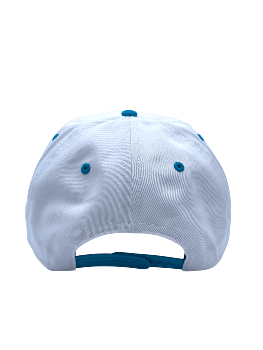 Adult Miami Dolphins '47 White/Teal Roscoe 2 Tone Hitch Adjustable Snapback Hat - Men's