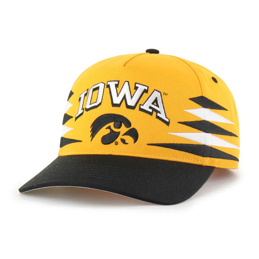 47 Brand Snapback Hat OSFM / Yellow Adult Iowa Hawkeyes '47 Yellow Diamond Cut Hitch Adjustable Snapback Hat - Men's