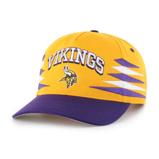 47 Brand Snapback Hat OSFM / Yellow Adult Minnesota Vikings '47 Yellow Diamond Cut Hitch Adjustable Snapback Hat - Men's