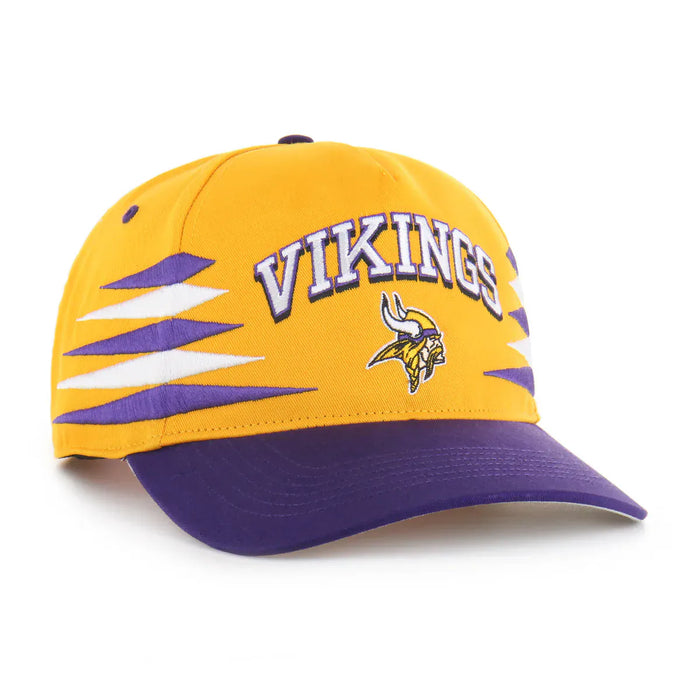 47 Brand Snapback Hat OSFM / Yellow Adult Minnesota Vikings '47 Yellow Diamond Cut Hitch Adjustable Snapback Hat - Men's