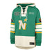 47 Brand Sweatshirts Adult Minnesota North Stars '47 Green OTH Puck Drop Dual Lacer Hooded Sweatshirt - Men's