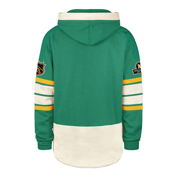 47 Brand Sweatshirts Adult Minnesota North Stars '47 Green OTH Puck Drop Dual Lacer Hooded Sweatshirt - Men's