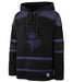 47 Brand Sweatshirts Adult Minnesota Vikings '47 Black Superior Lacer Hooded Sweatshirt - Men's