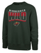 47 Brand Sweatshirts Adult Minnesota Wild '47 Green Brush by Headline Crew Sweatshirt - Men's