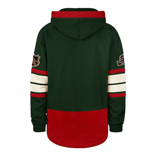 47 Brand Sweatshirts Adult Minnesota Wild '47 Green OTH Puck Drop Dual Lacer Hooded Sweatshirt - Men's