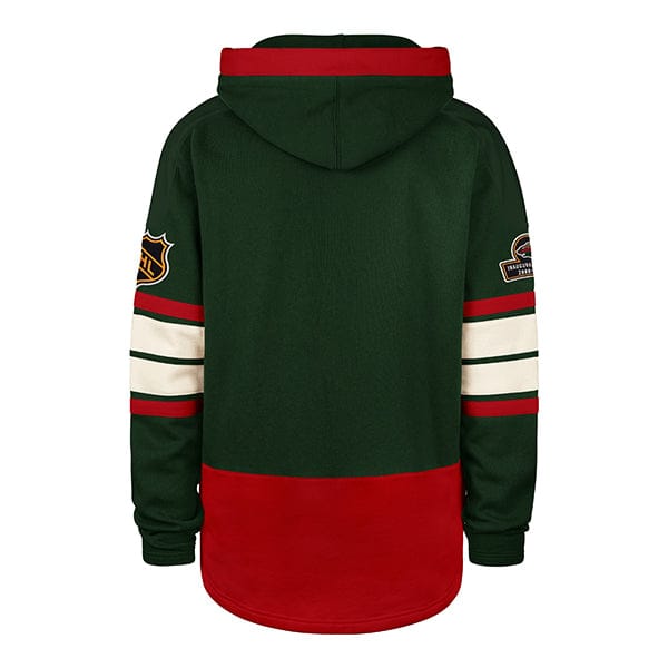 47 Brand Sweatshirts Adult Minnesota Wild '47 Green OTH Puck Drop Dual Lacer Hooded Sweatshirt - Men's