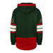 47 Brand Sweatshirts Adult Minnesota Wild '47 Green OTH Puck Drop Dual Lacer Hooded Sweatshirt - Men's