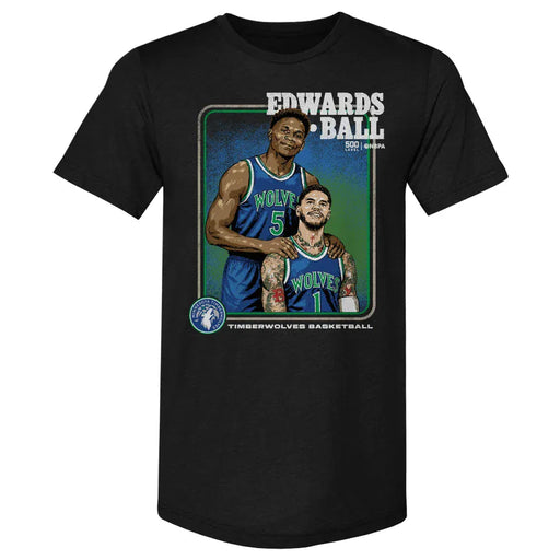 500 Level Anthony Edwards & LaMelo Ball Minnesota Timberwolves Step Brothers Tee