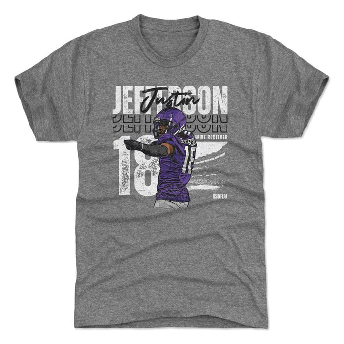 500 Level Minnesota Vikings Justin Jefferson First Down Heather Tee