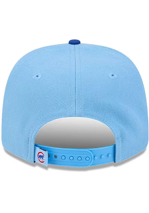 New Era Adjustable Hat OSFA / Blue Adult Chicago Cubs Alternate New Era Lt Blue Replica Team Logo 9SEVENTY Stretch-Snapback Hat - Men's