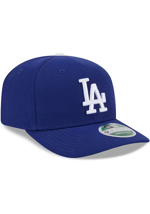 New Era Adjustable Hat OSFA / Blue Adult Los Angeles Dodgers New Era Blue Replica Team Logo 9SEVENTY Stretch-Snapback Hat - Men's