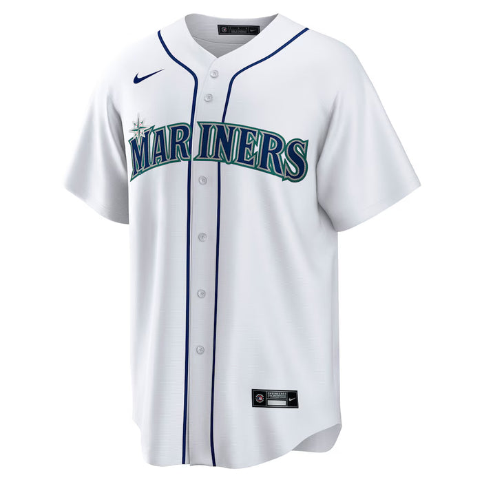 Adult Cal Raleigh Seattle Mariners Nike White Replica Player Jersey - Men's