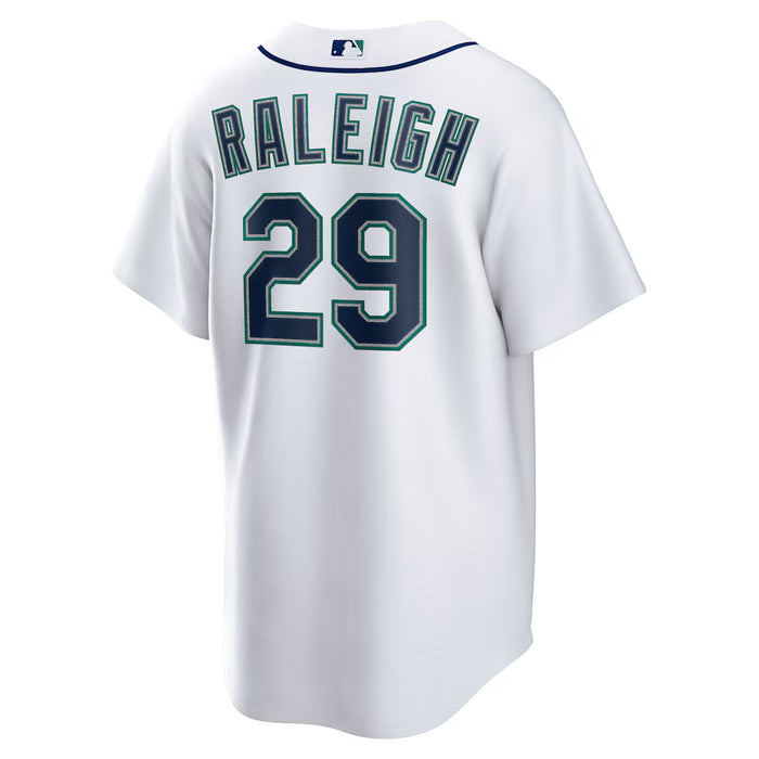 Adult Cal Raleigh Seattle Mariners Nike White Replica Player Jersey - Men's