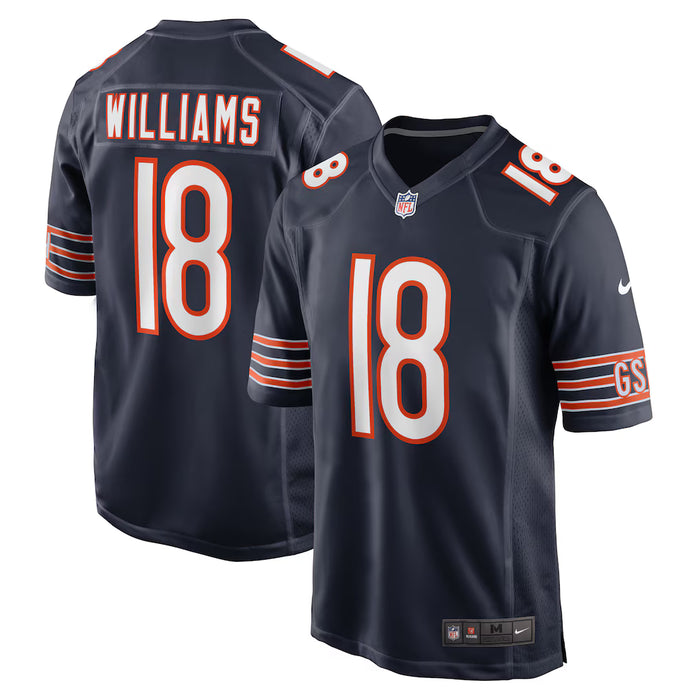 Adult Caleb Williams Chicago Bears NFL Nike Navy Game Jersey - Men's