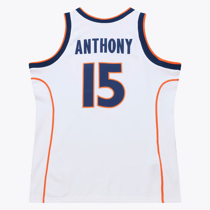 Adult Carmelo Anthony Syracuse Orange Mitchell & Ness White 2003 Throwback Authentic Jersey - Men's