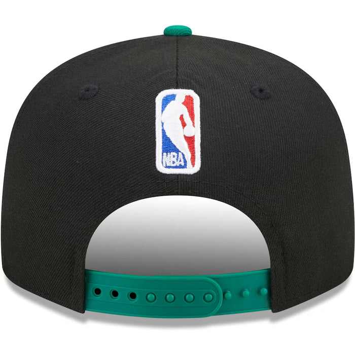 Adult Boston Celtics New Era Black NBA Statement 9FIFTY Snapback Hat - Men's