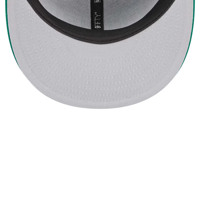 Adult Boston Celtics New Era Black NBA Statement 9FIFTY Snapback Hat - Men's