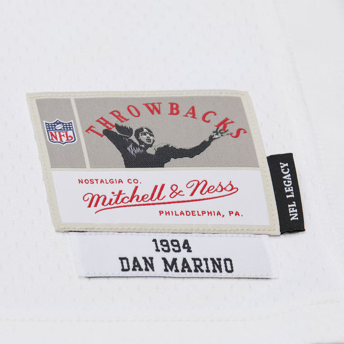 Adult Dan Marino Miami Dolphins Mitchell & Ness NFL 1994 White Throwback Jersey - Men's