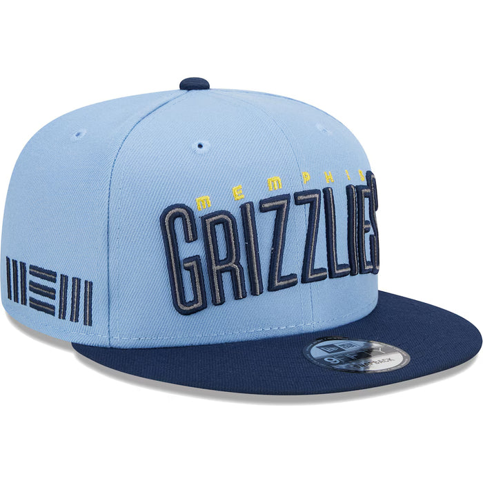 Adult Memphis Grizzlies New Era Blue NBA Statement 9FIFTY Snapback Hat - Men's