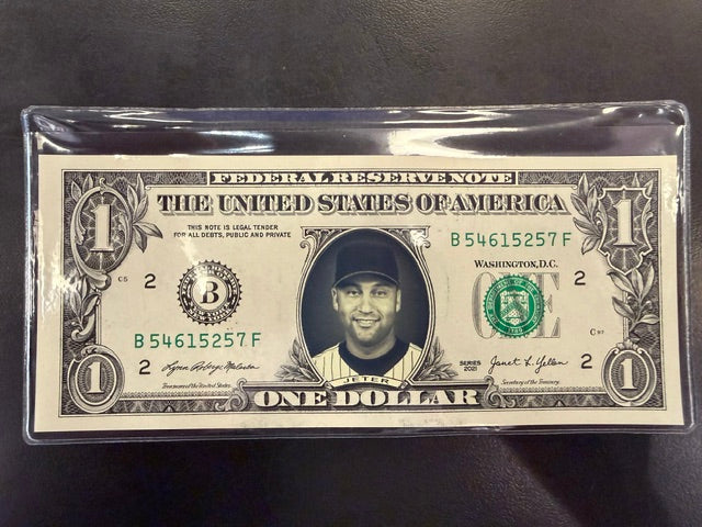 FAMOUS FACES DOLLAR BILLS - JETER