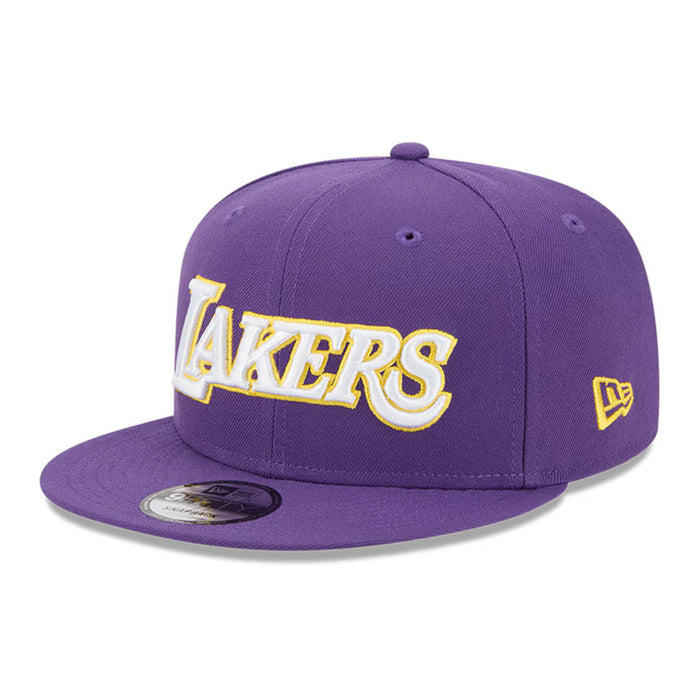Adult Los Angeles Lakers New Era Purple NBA Statement 9FIFTY Snapback Hat - Men's