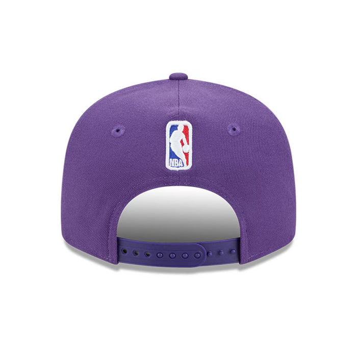 Adult Los Angeles Lakers New Era Purple NBA Statement 9FIFTY Snapback Hat - Men's