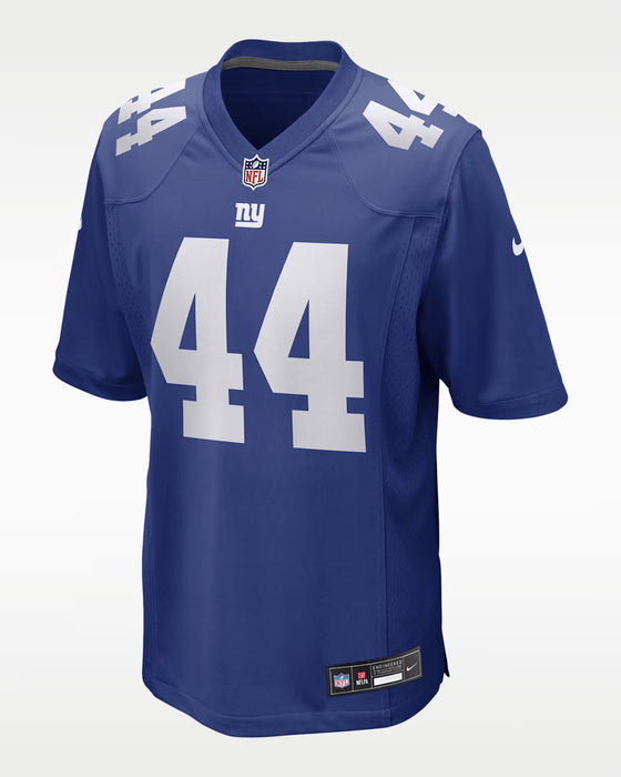 Adult Cam Skattebo Blue New York Giants Game Jersey
