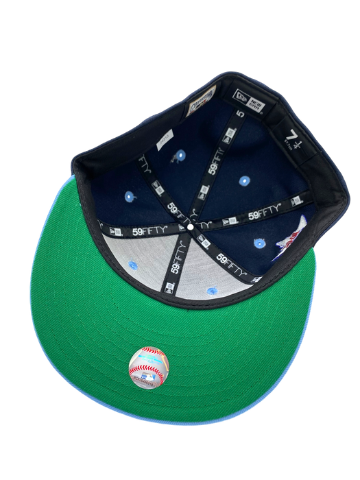 Adult Minnesota Twins New Era Blue Minny & Paul Custom Side Patch 59FIFTY Fitted Hat - Men's