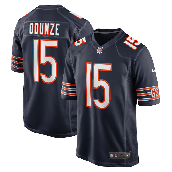 Adult Rome Odunze Chicago Bears NFL Nike Navy Game Jersey - Men's