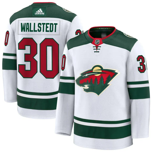 adidas Adult Jersey Adult Jesper Wallstedt adidas Minnesota Wild adidas White Authentic Player Jersey - Men's