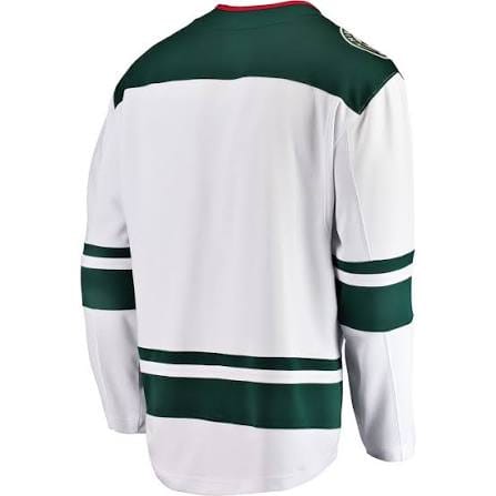 adidas Adult Jersey Adult Minnesota Wild Fanatics White Breakaway Blank Away Jersey
