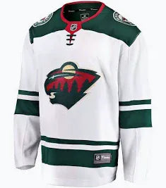 adidas Adult Jersey Adult Minnesota Wild Fanatics White Breakaway Blank Away Jersey