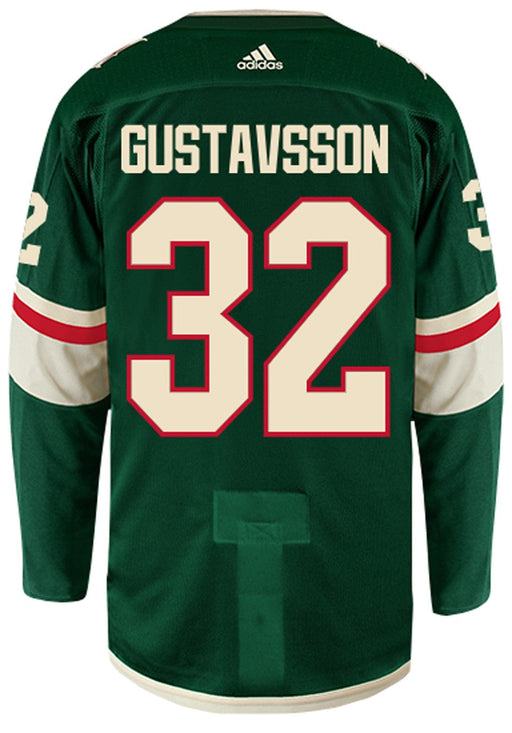 Filip Gustavsson Minnesota Wild adidas Green Authentic Player Jersey