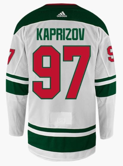 97 Kirill Kaprizov EMBROIDERED Minnesota Wild Reverse Retro Jersey